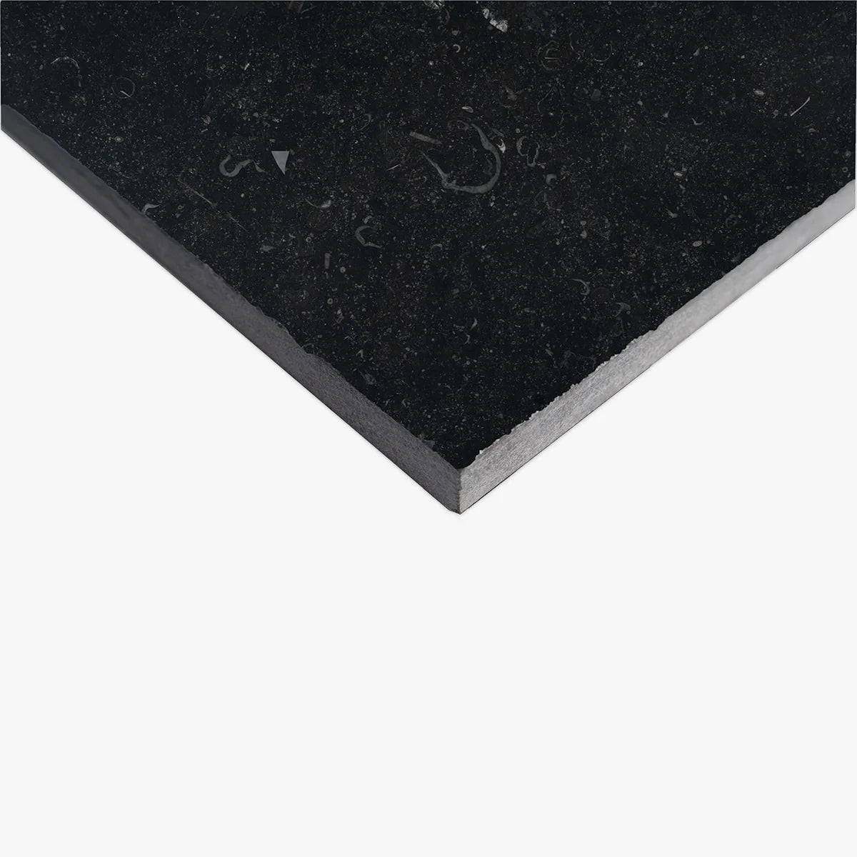 Antique Inspirations Black field tile, product image. Premium limestone for floors and walls.
