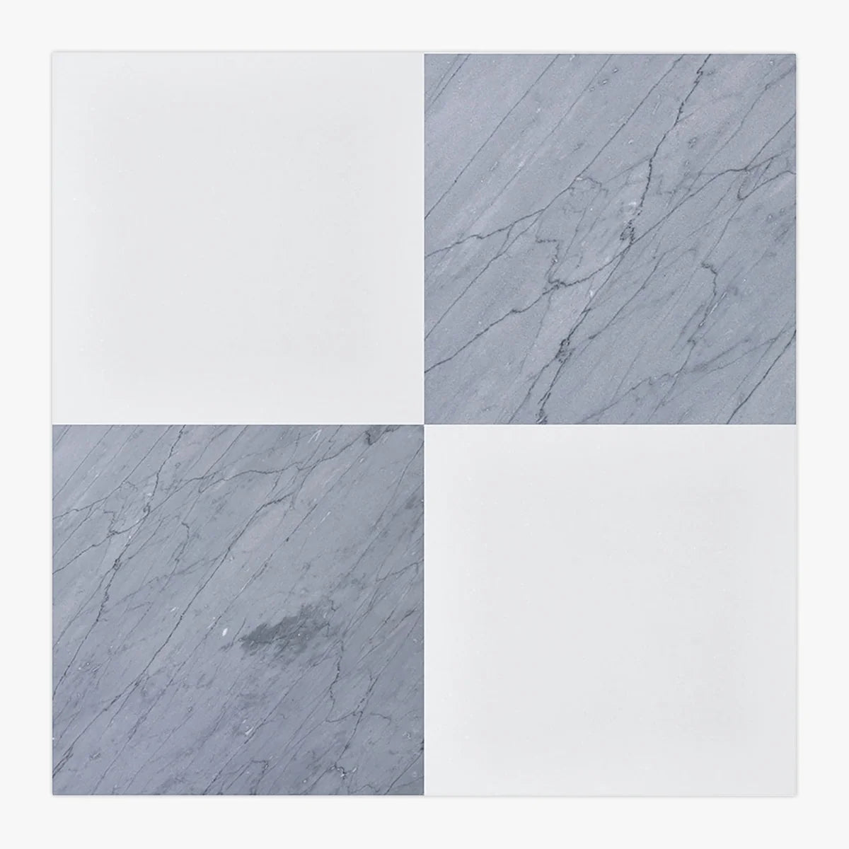 Checkerboard Patterns Multicolor checkerboard tile, primary product image. Premium marble for floors and walls.
