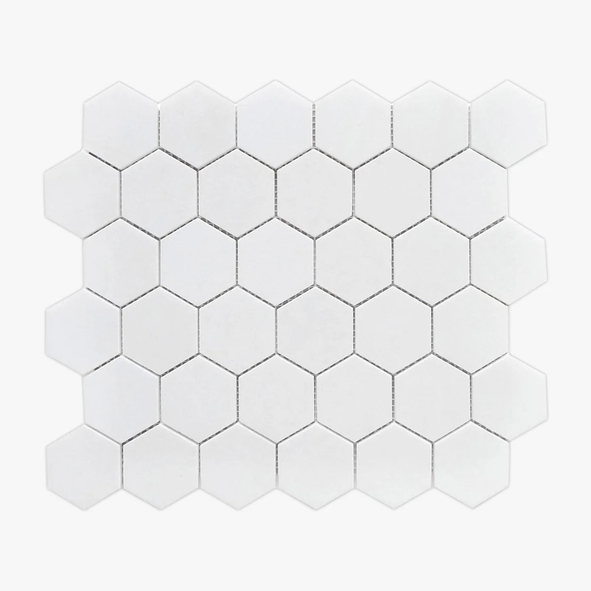 Thassos White Polished Marble White mosaic, primary product image. Premium marble for floors and walls.