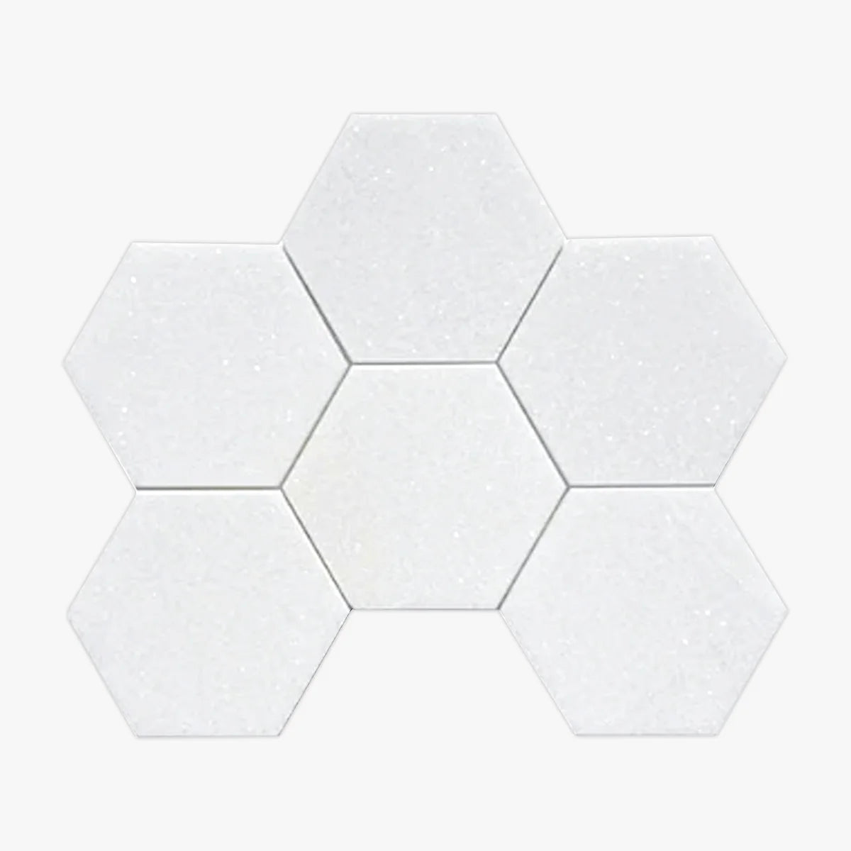 Thassos White Polished Marble White mosaic, primary product image. Premium marble for floors and walls.