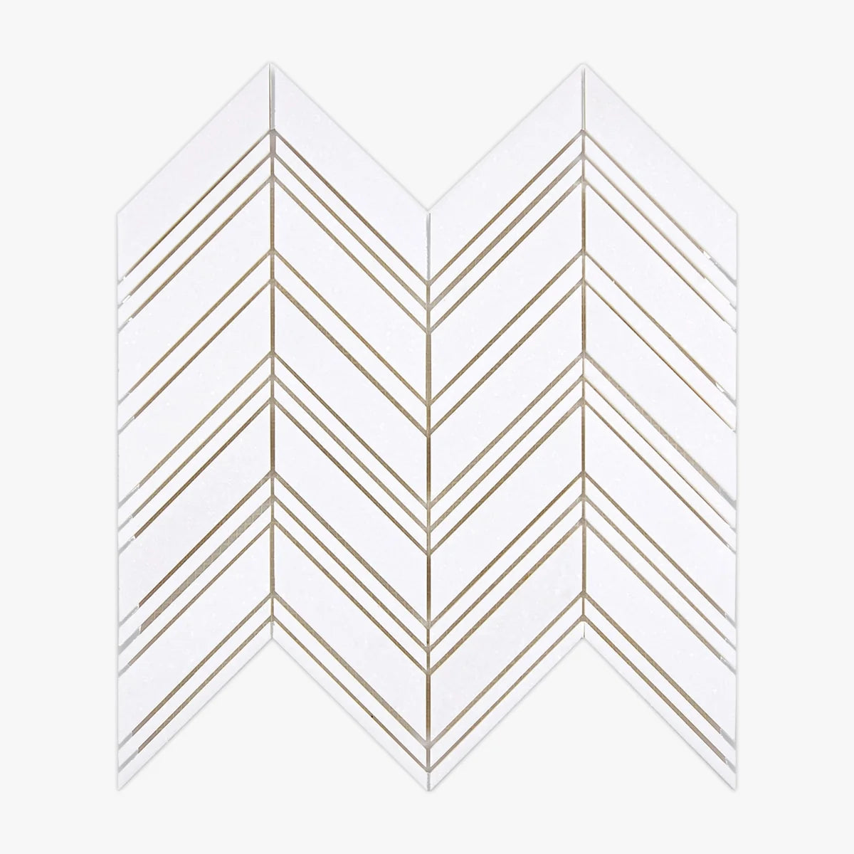 Thassos White Polished Marble White mosaic, primary product image. Premium marble for floors and walls.