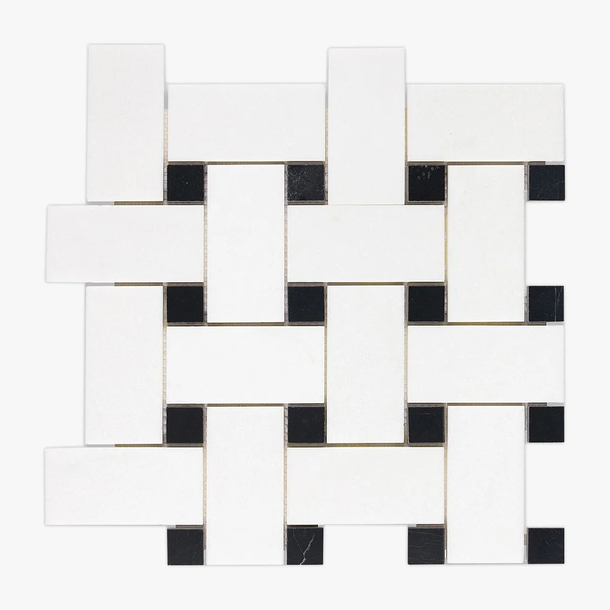 Thassos White Polished Marble White mosaic, primary product image. Premium marble for floors and walls.