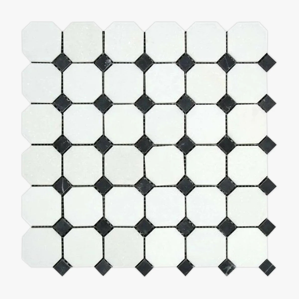 Thassos White Polished Marble White mosaic, primary product image. Premium marble for floors and walls.