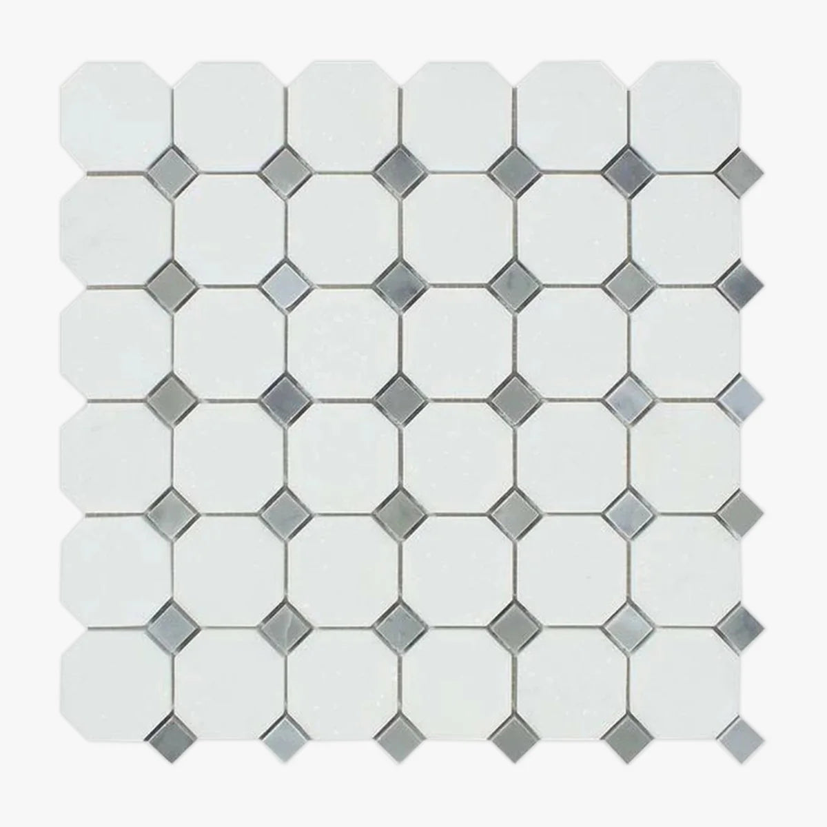 Thassos White Polished Marble White mosaic, primary product image. Premium marble for floors and walls.