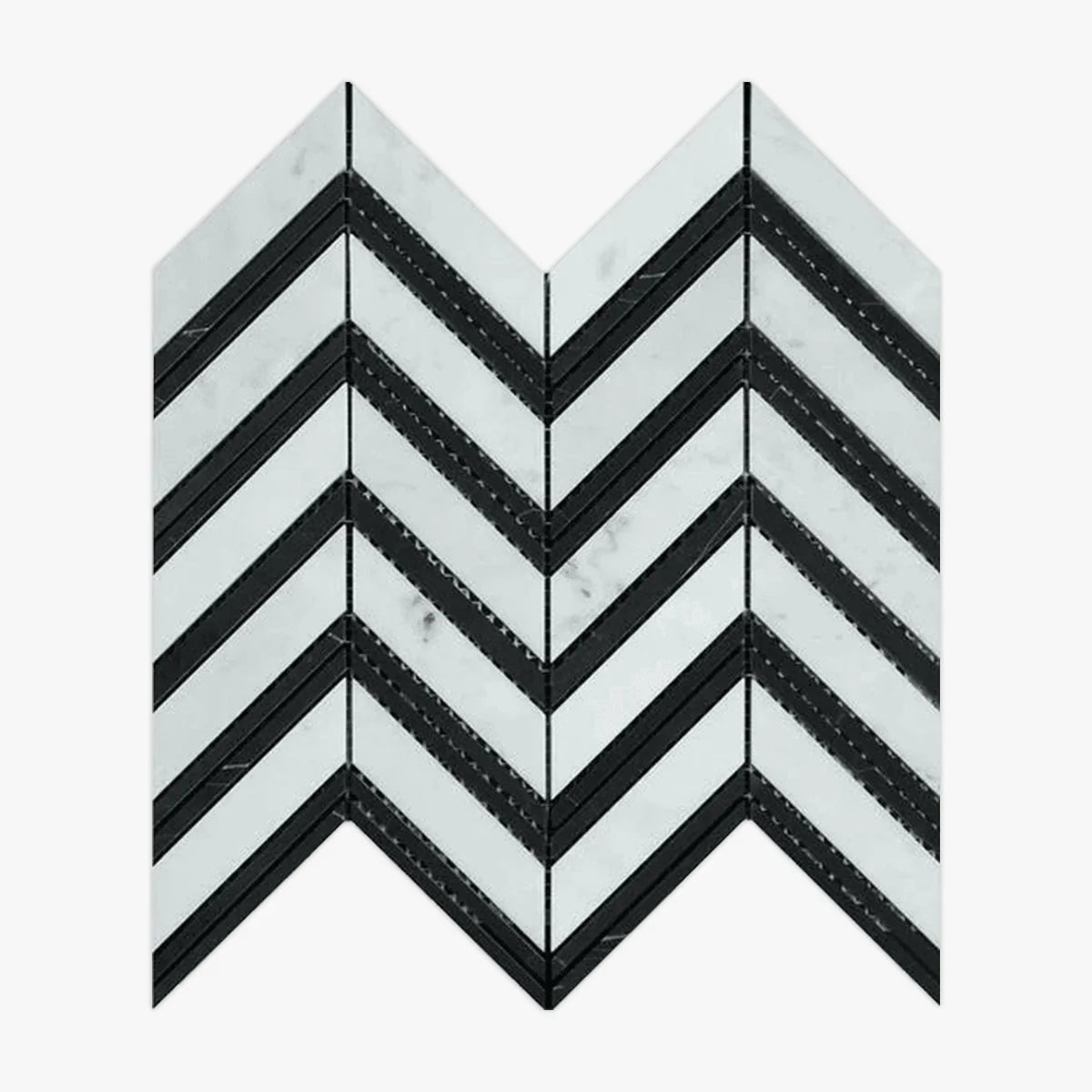 White Carrara Polished Marble White mosaic, primary product image. Premium marble for floors and walls.
