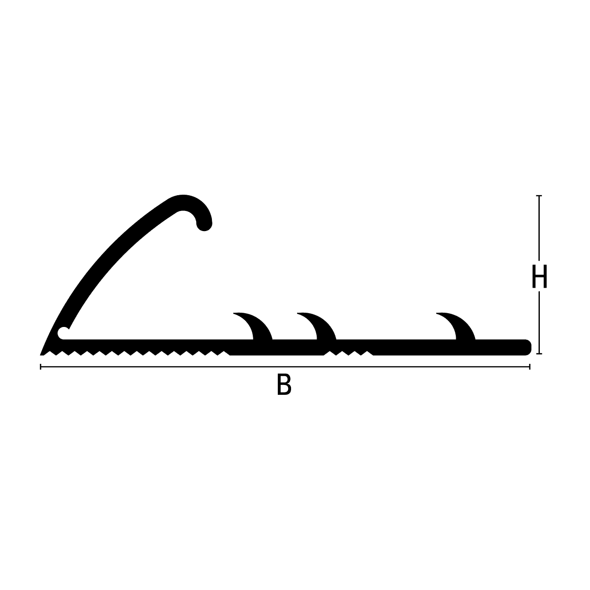 CARPETEC MD: Edging Trim (Aluminum | MD-A-D)