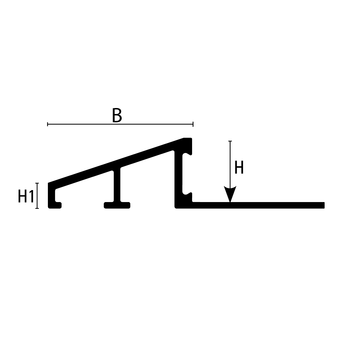 ZEROTEC ZRM: Ramp Trim (Aluminum | ZRM-80-A)