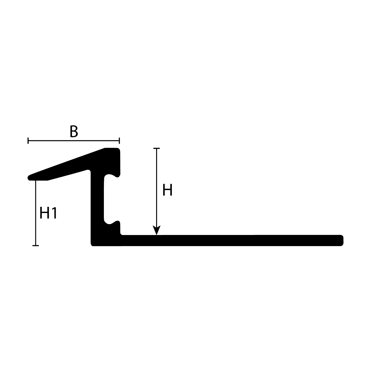 ZEROTEC ZRN60: Transition Trim (Aluminum | ZRN60-80-A)