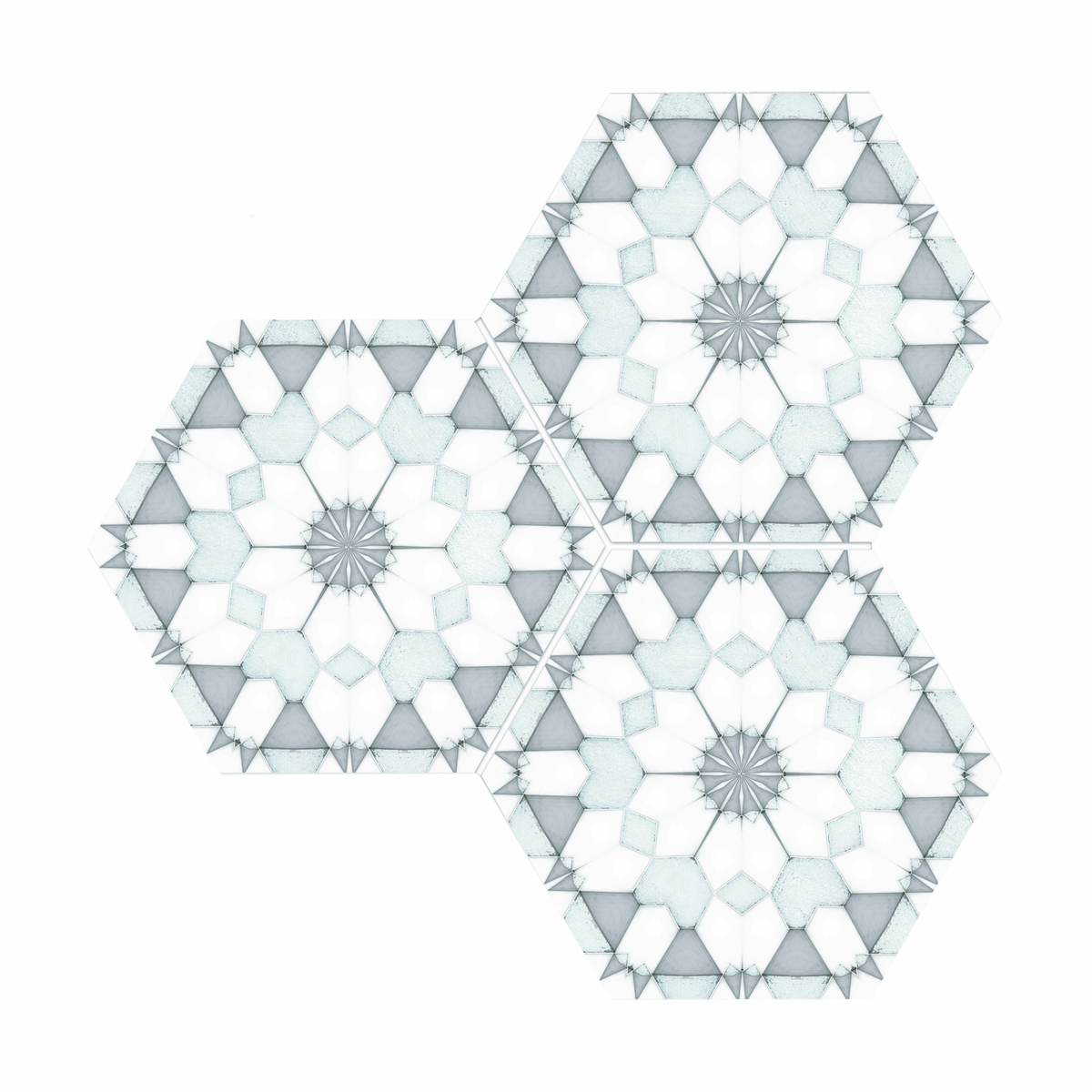 Aliso Blue field tile, primary product image, 6"×5 3/16"×3/8" size. Premium marble for floors and walls.