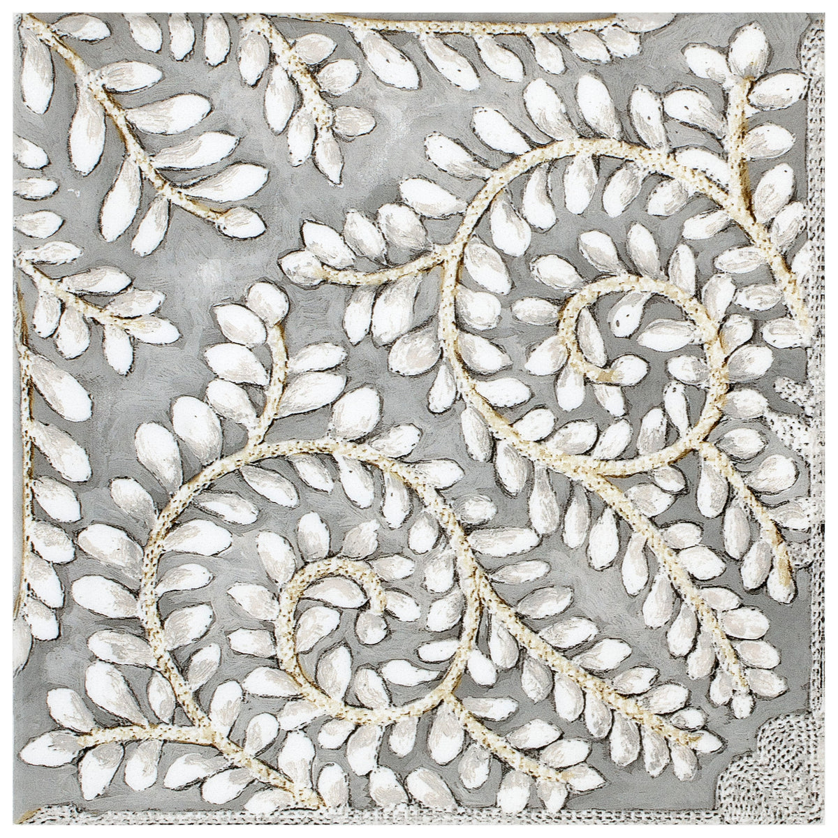 Alora Cloudblue field tile, alternate product view, 6"×6"×3/8" size. Premium dolomite for floors and walls.