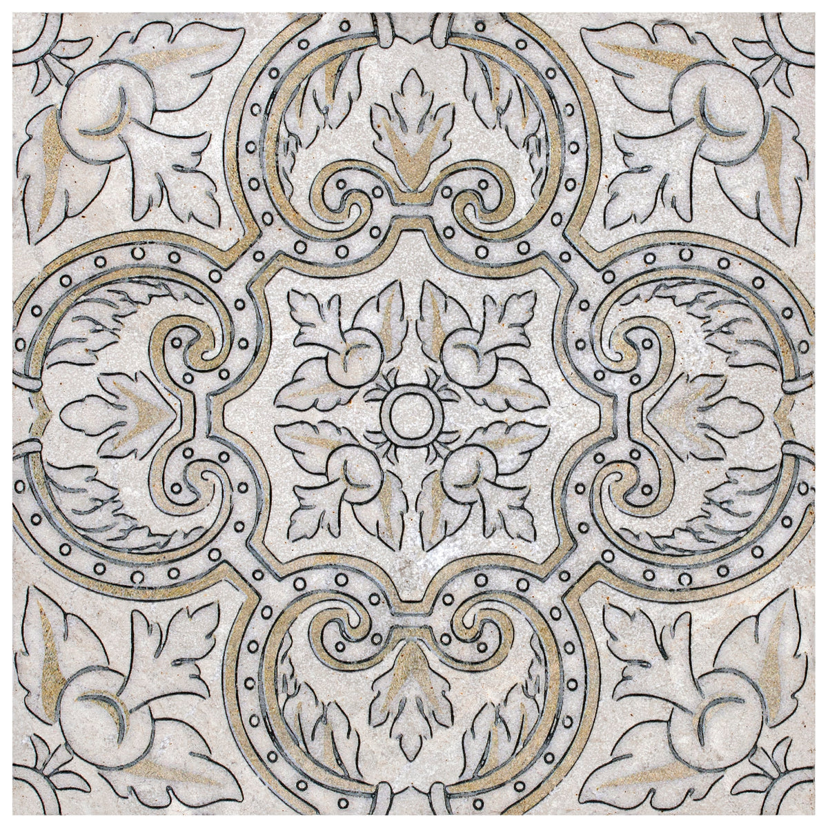 Stone Impressions Arya Autumn limestone tile — available at Surface Group