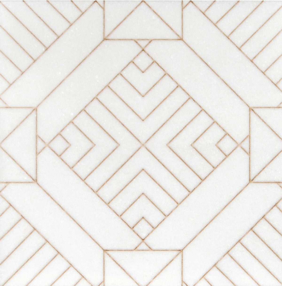 Aurum field tile, top-down product view, 12"×12"×3/8" size. Premium travertine for floors and walls.