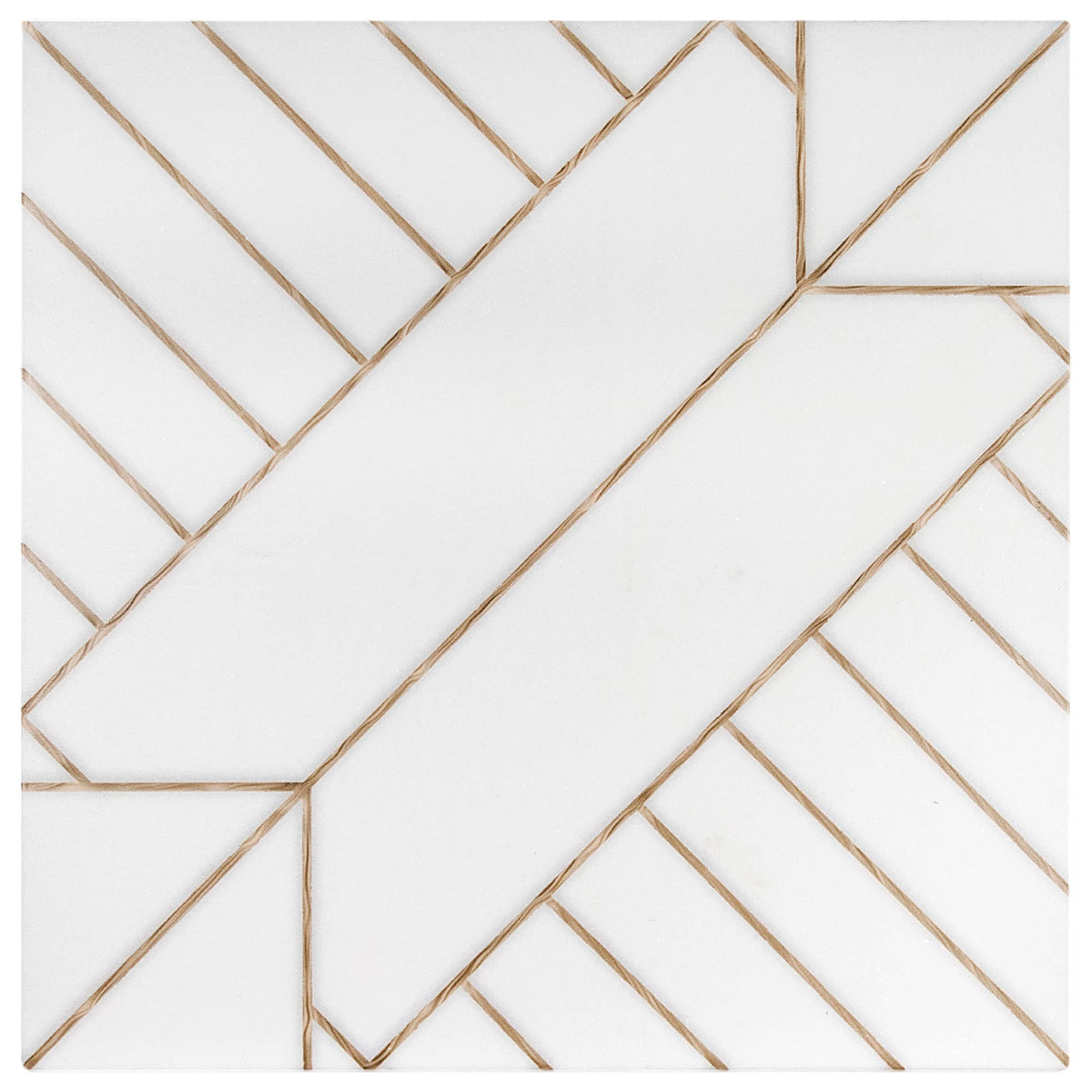Aurum field tile, alternate product view, 12"×12"×3/8" size. Premium travertine for floors and walls.