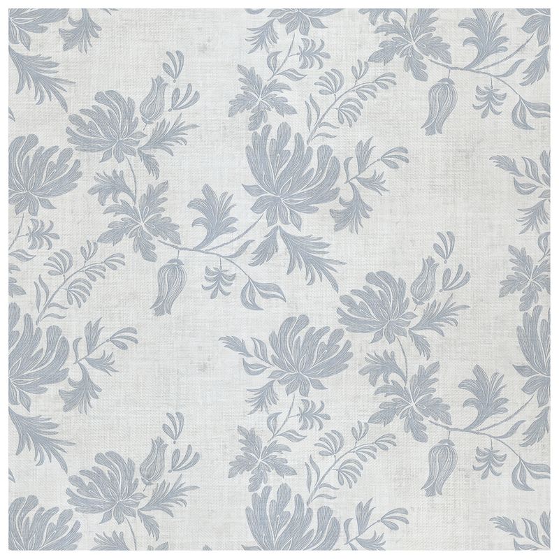 Avalon French Blue wallcovering, top-down product view