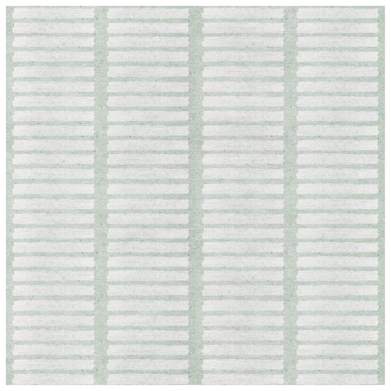 Azani Stripes Grassy Green wallcovering, top-down product view