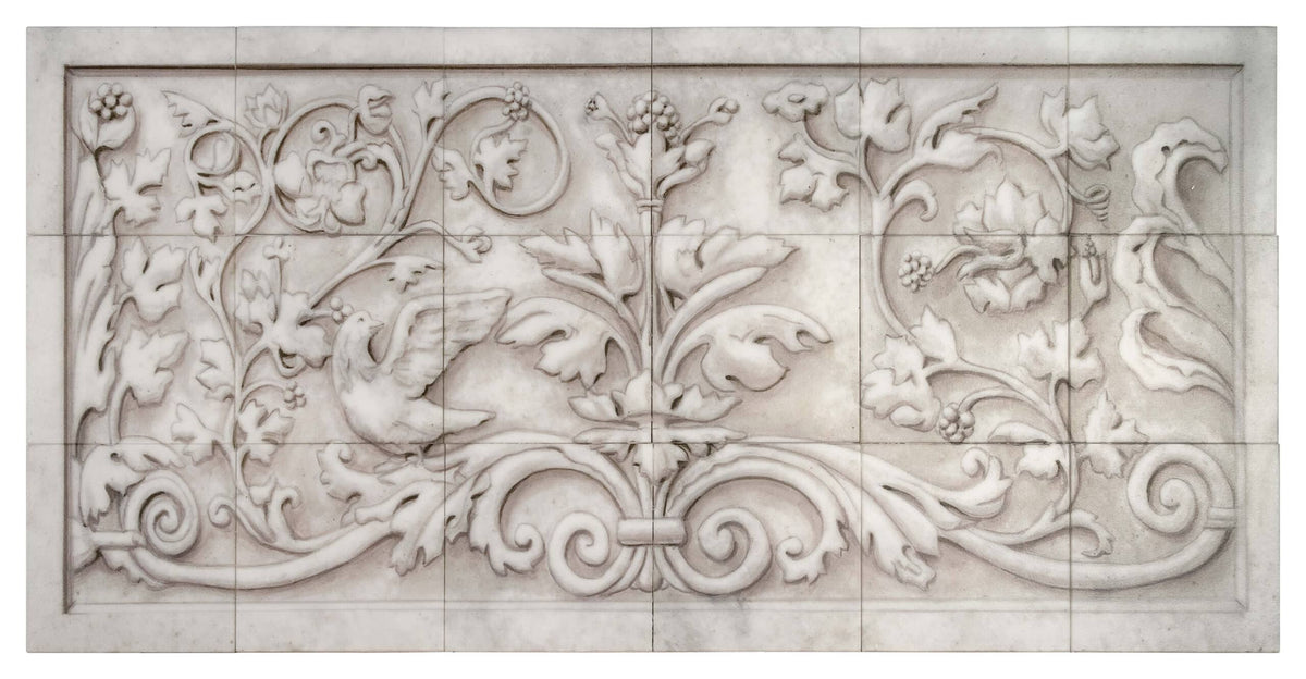 Belle Natural field tile, product image, 6"×6"×3/8" size. Premium travertine for floors and walls.