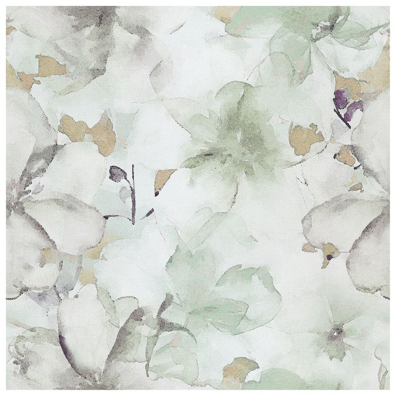 Blossom Matcha wallcovering, top-down product view