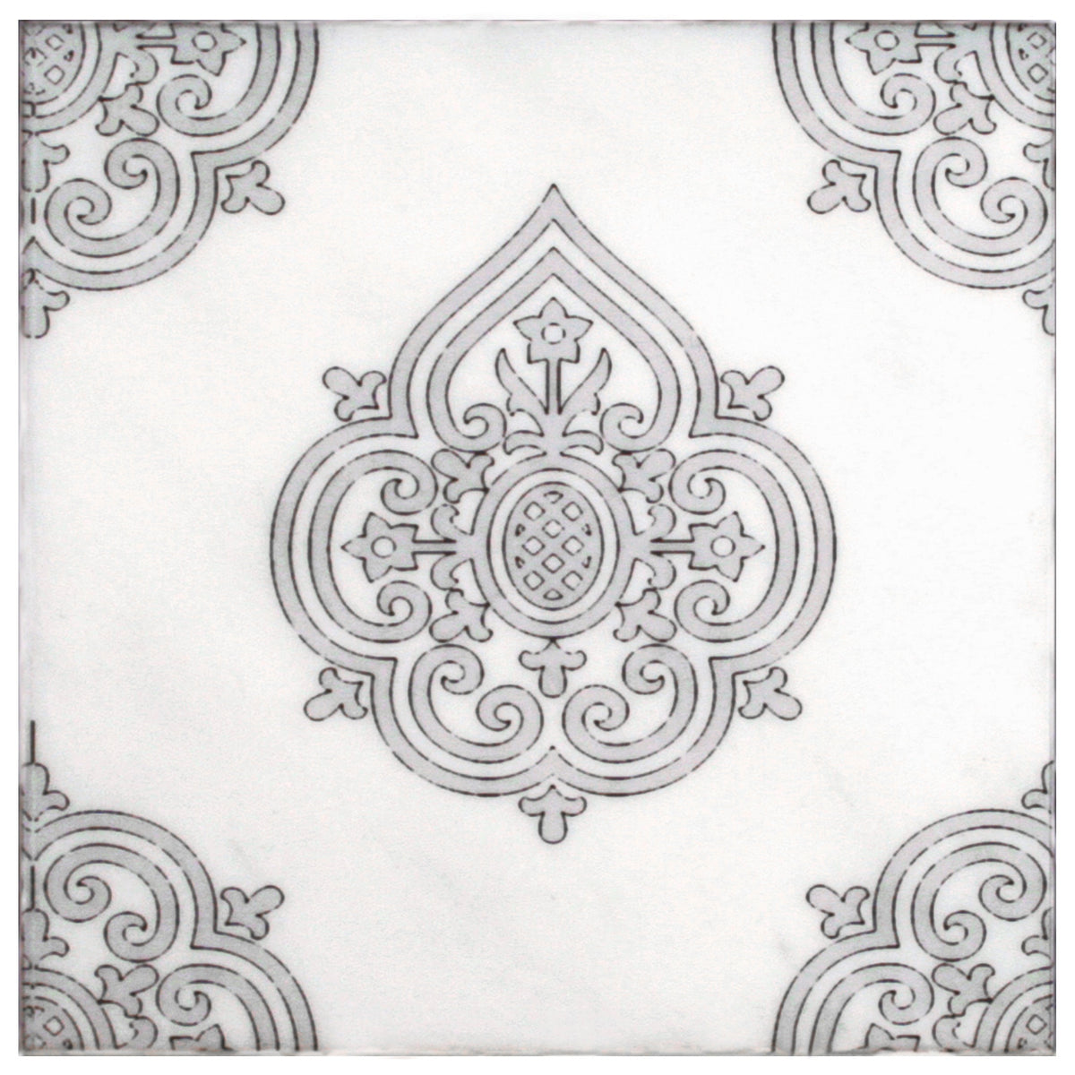 Caprice Sapphire field tile, alternate product view, 3"×3"×3/8" size. Premium travertine for floors and walls.