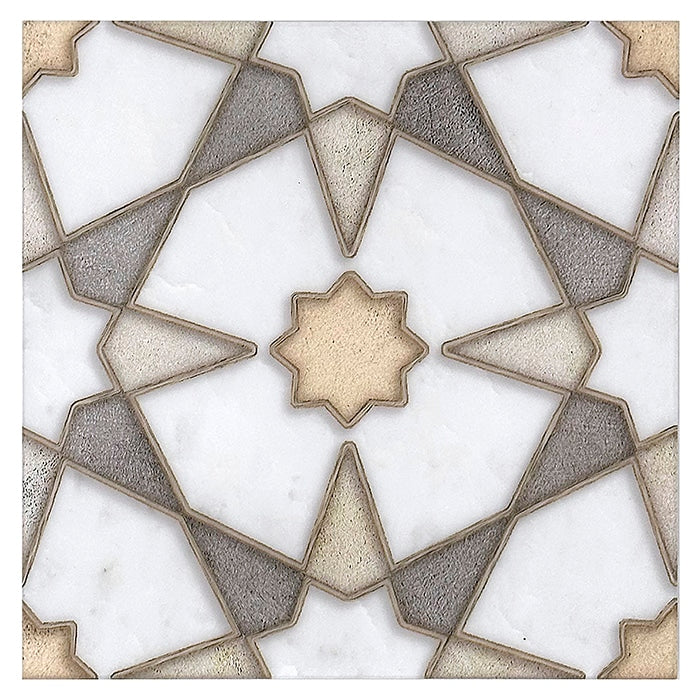 Celeste Burgundy field tile, alternate product view, 6"×6"×3/8" size. Premium dolomite for floors and walls.