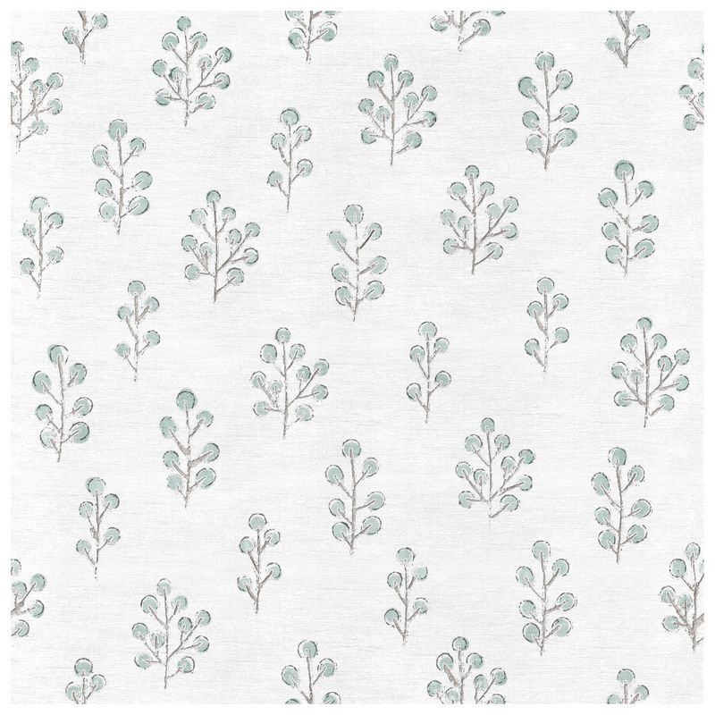 Coco Eucalyptus wallcovering, top-down product view