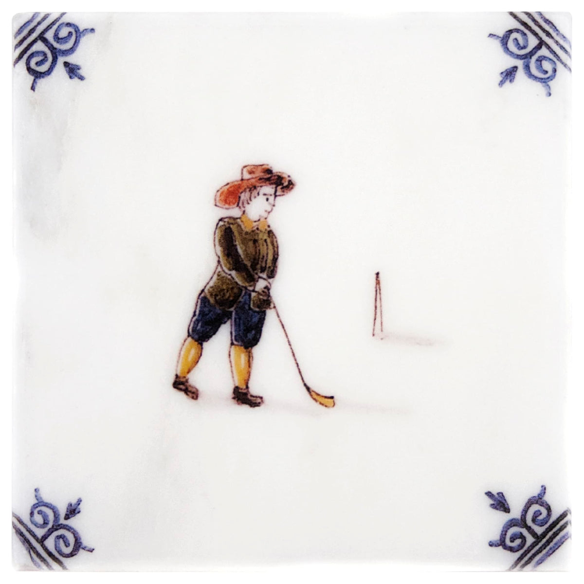 Stone Impressions Delft At Play tile — available at Surface Group