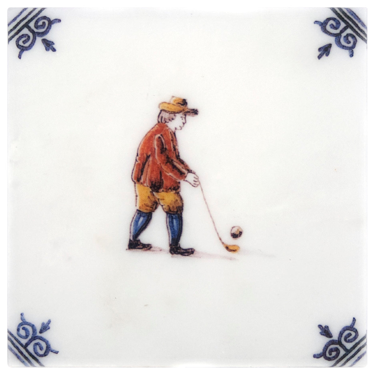 Stone Impressions Delft At Play tile — available at Surface Group