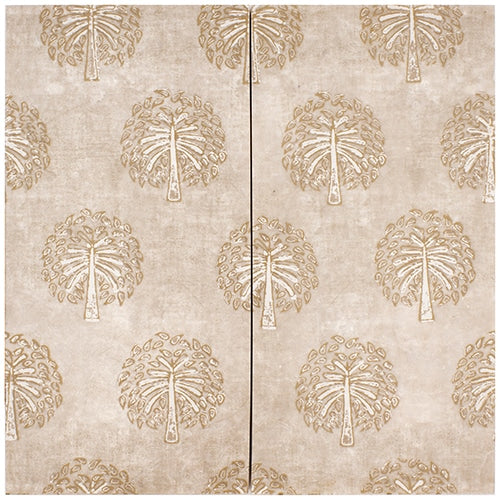 Stone Impressions Eda Almond Milk tile pattern swatch — available at Surface Group