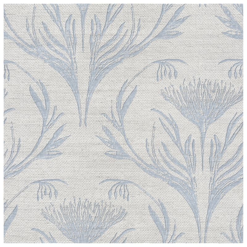 Eleanora Provincial Blue wallcovering, top-down product view
