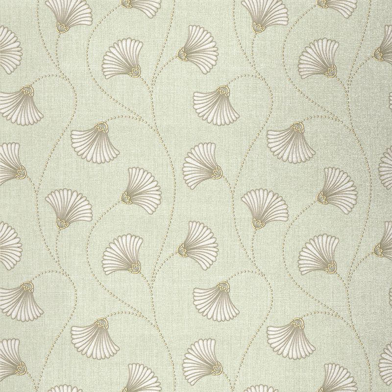 Elysian Sonata Verdant Mist wallcovering, top-down product view