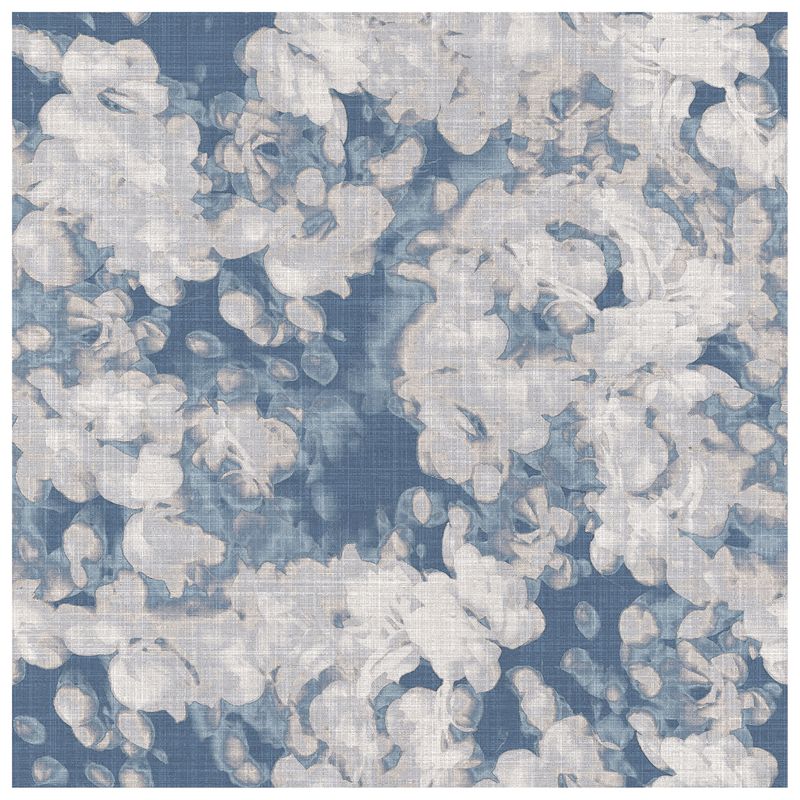 French Floral wallcovering, top-down product view