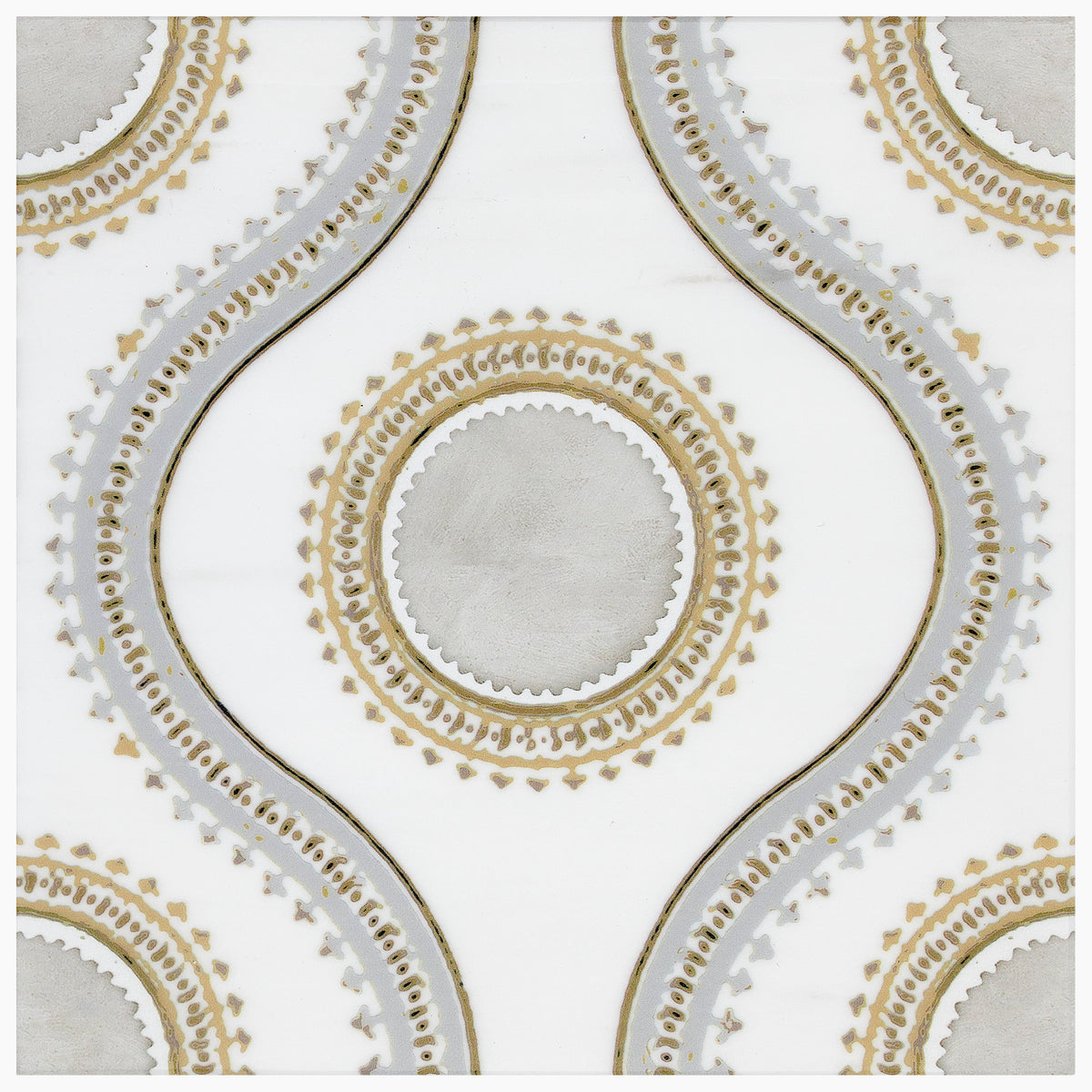 Genie Sandstone field tile, top-down product view