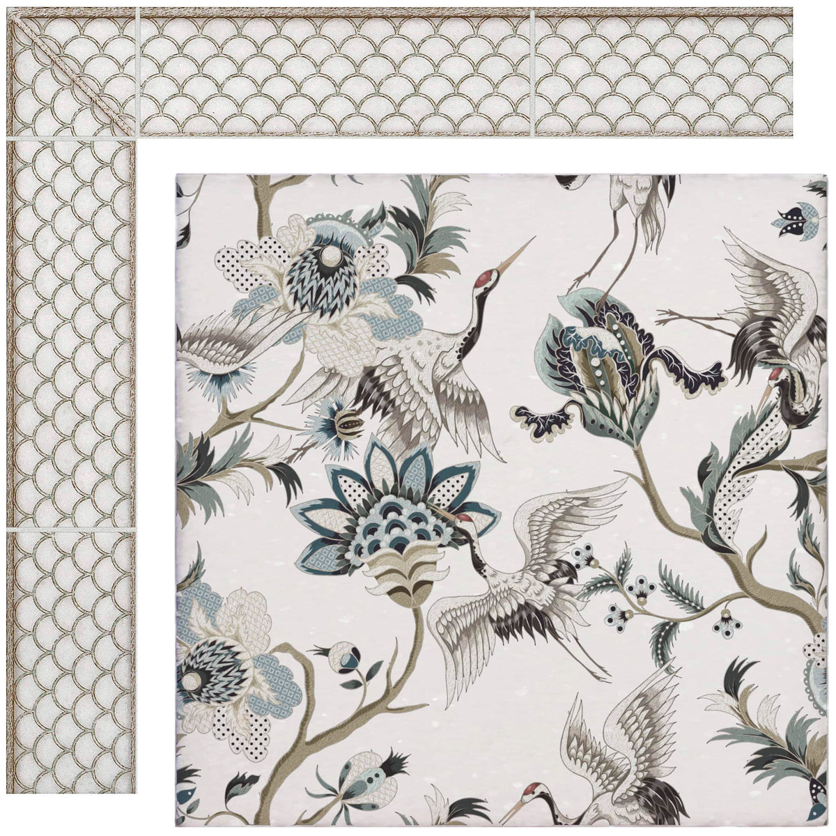 Stone Impressions Gilded Garden tile — available at Surface Group