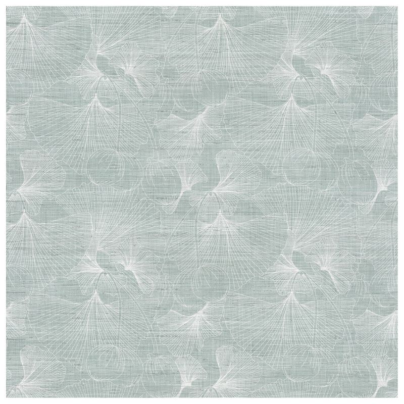 Ginkgo Lily Pad wallcovering, top-down product view