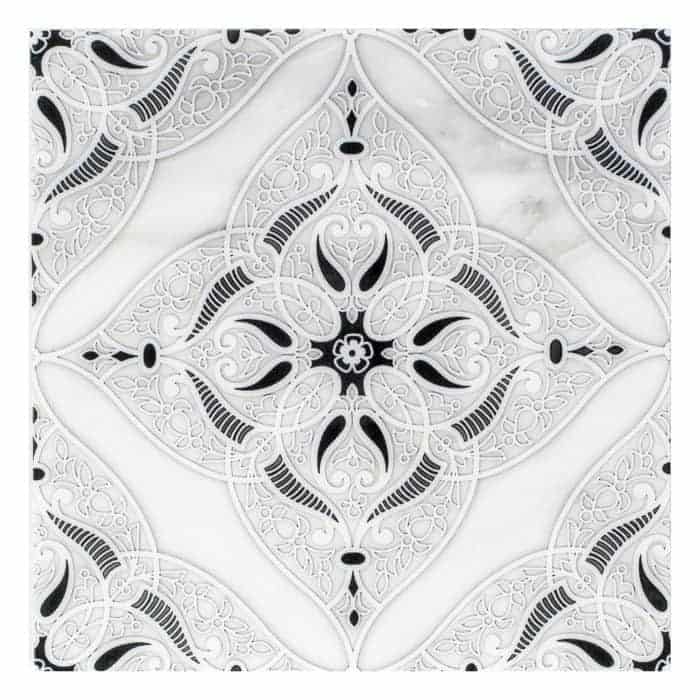 Stone Impressions Granada Coal marble tile — available at Surface Group