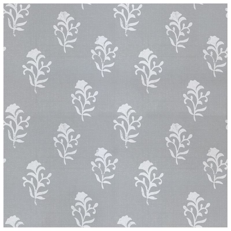 Indira Stone Grey wallcovering, top-down product view