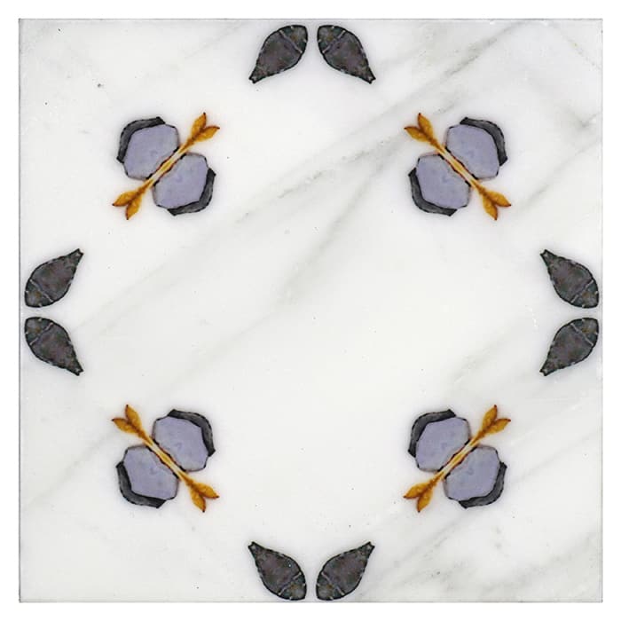 Jax Blueberry field tile, alternate product view, 6"×6"×3/8" size. Premium dolomite for floors and walls.