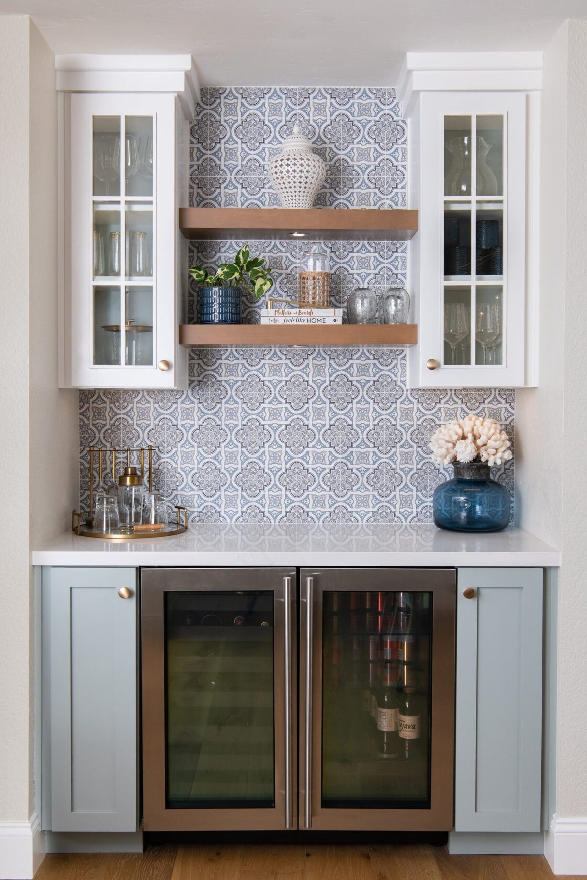 Stone Impressions Lena honed tile in a room setting — available at Surface Group