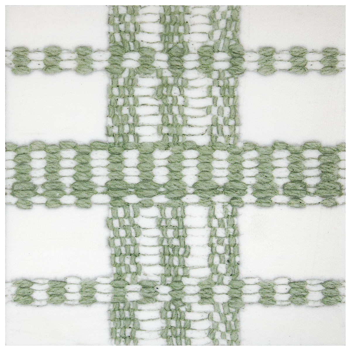 Stone Impressions Loom Plaid Meadow honed dolomite tile — available at Surface Group