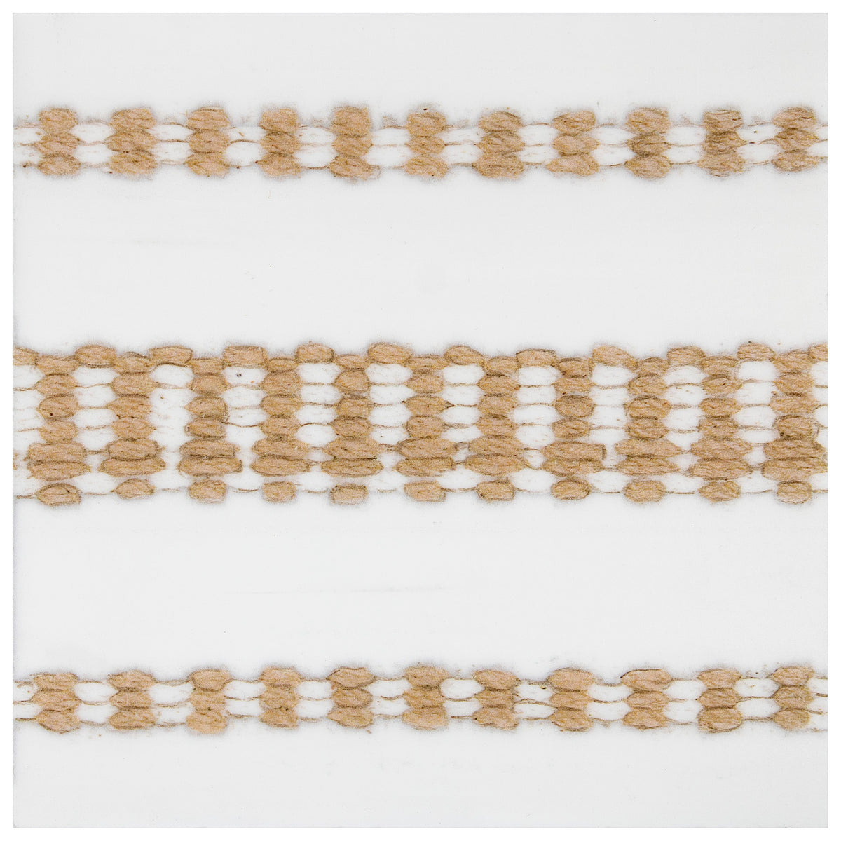 Stone Impressions Loom Stripe Ochre honed dolomite tile — available at Surface Group