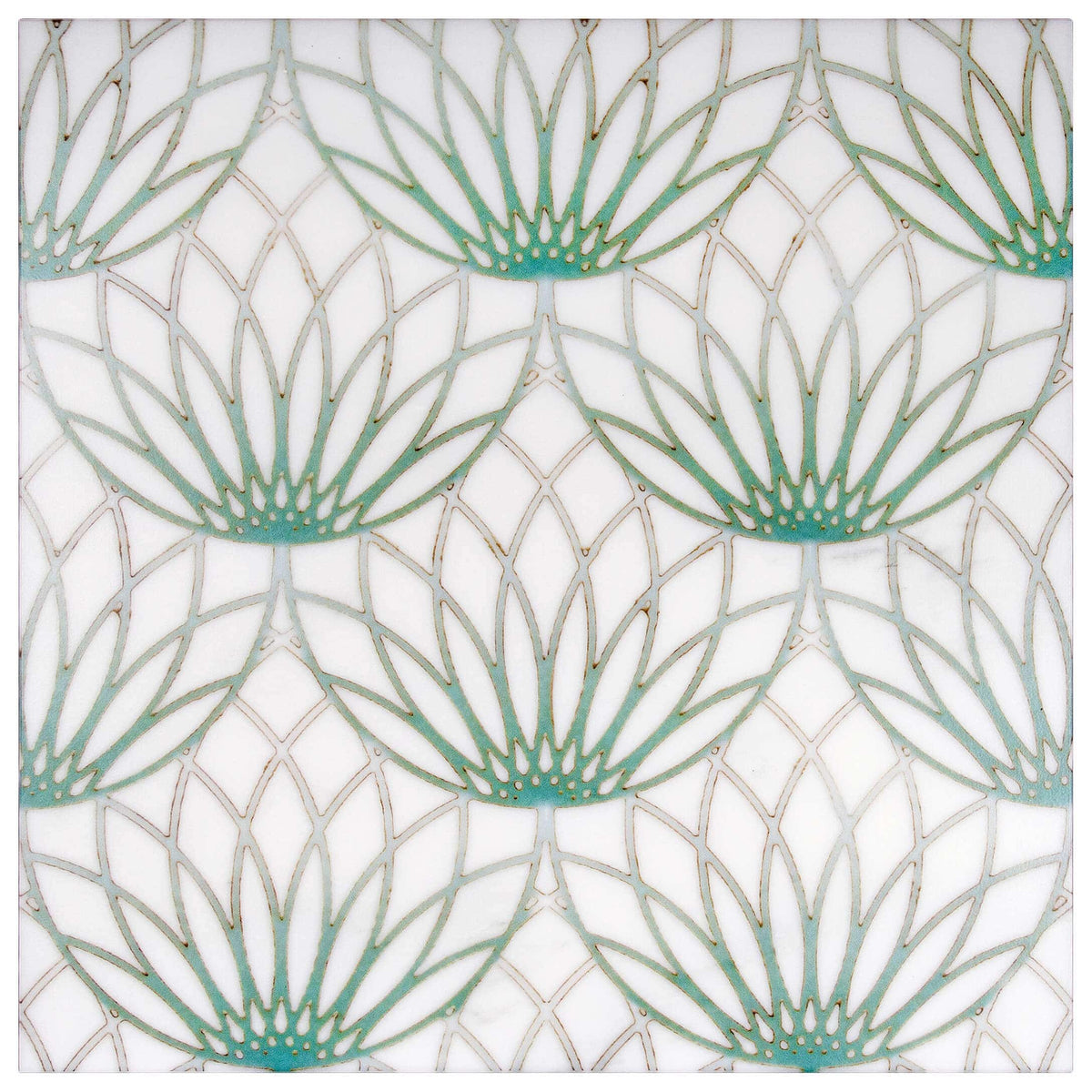 Stone Impressions Lotus tile — available at Surface Group