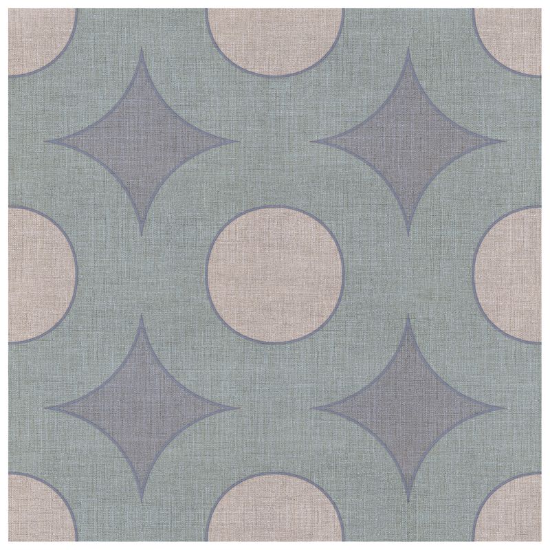 Lucent Wisteria Mist wallcovering, top-down product view