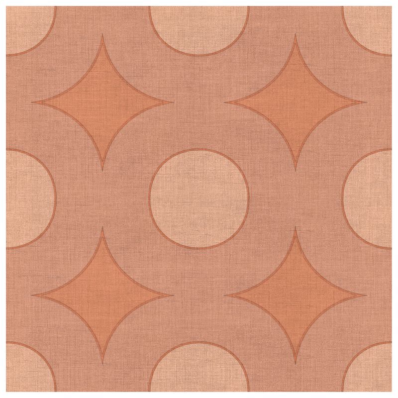 Lucent Coral wallcovering, top-down product view