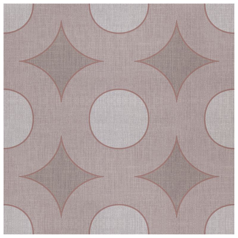 Lucent Rosewood Veil wallcovering, top-down product view