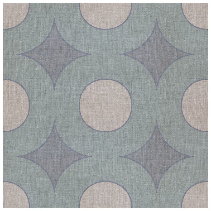 Lucent Wisteria Mist wallcovering, top-down product view