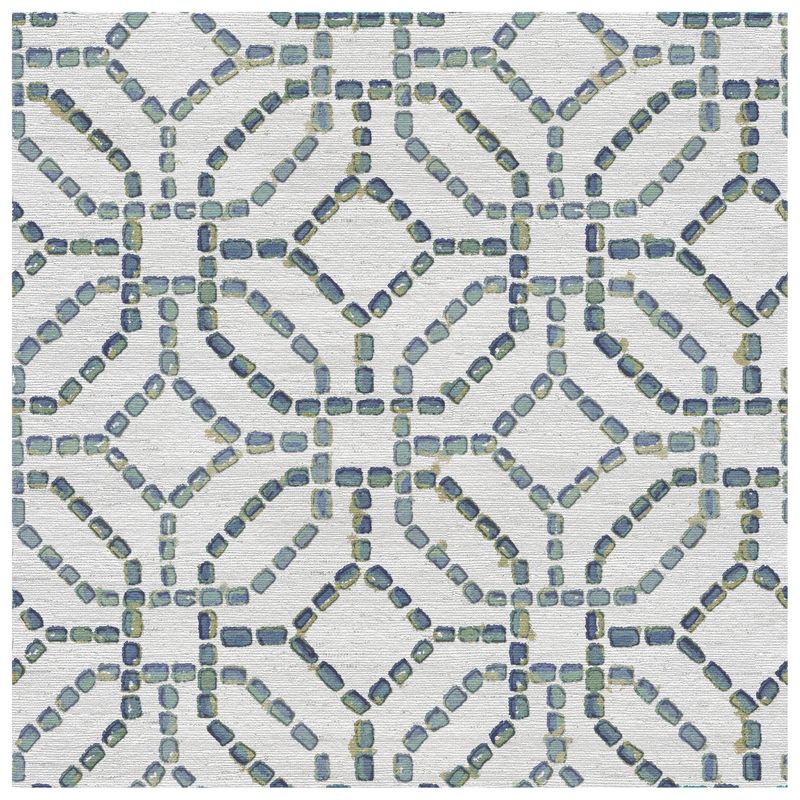 Lunamosa Stained Glass wallcovering, top-down product view