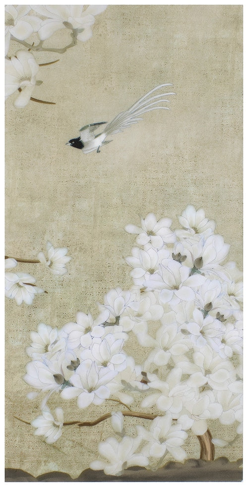 Magnolia Bluebird field tile, alternate product view, 12"×24"×3/8" size. Premium limestone for floors and walls.