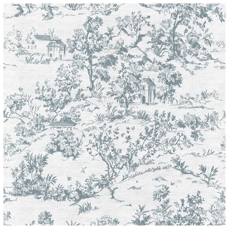 Meadow Lane Slate wallcovering, top-down product view