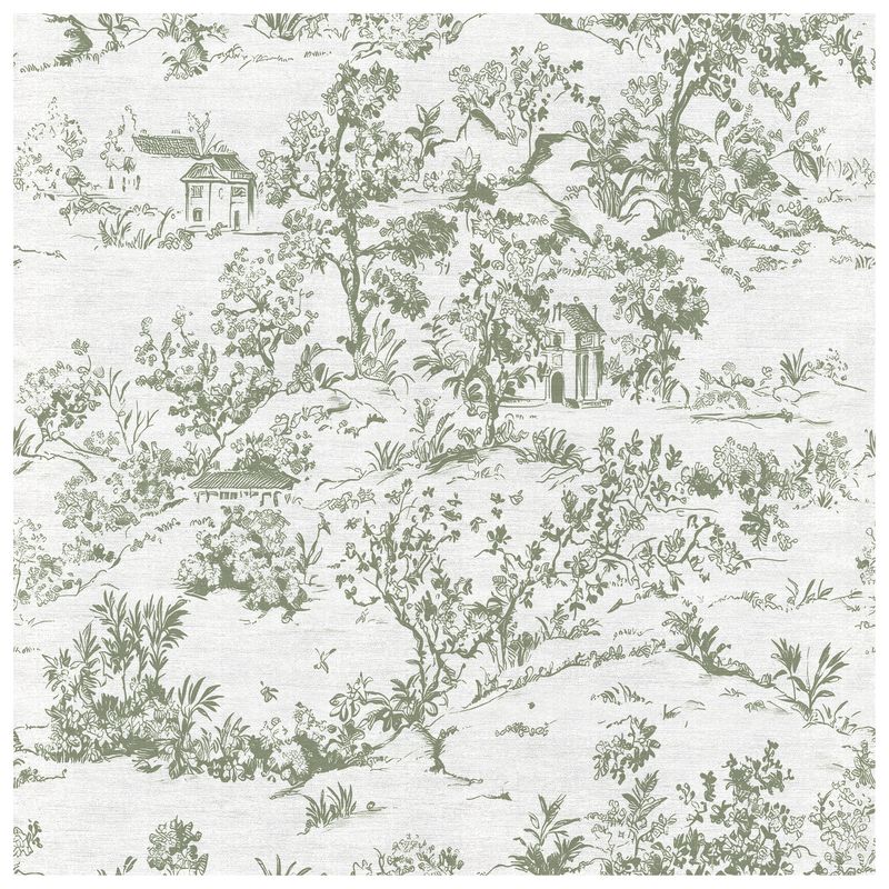 Meadow Lane Moss wallcovering, top-down product view