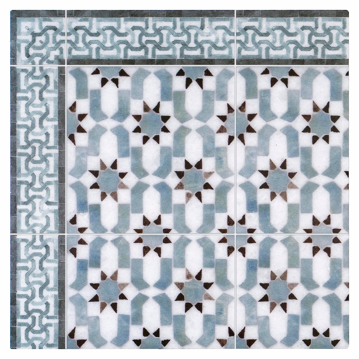 Stone Impressions Miabella tile pattern swatch — available at Surface Group