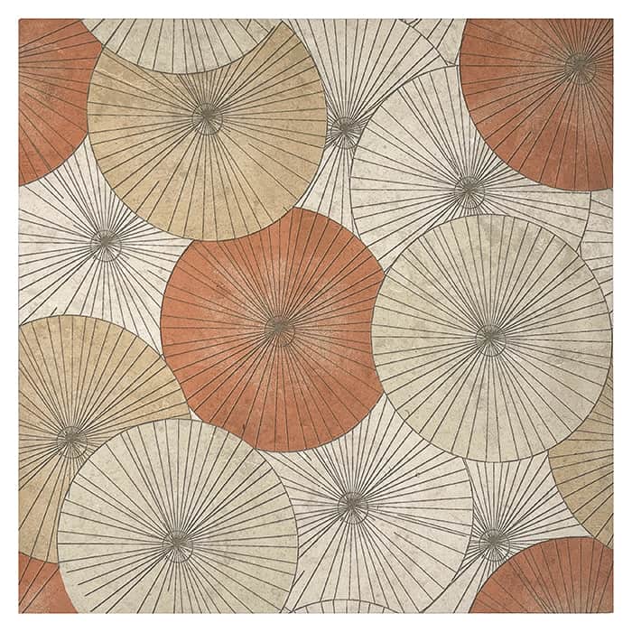 Stone Impressions Parasol honed tile — available at Surface Group